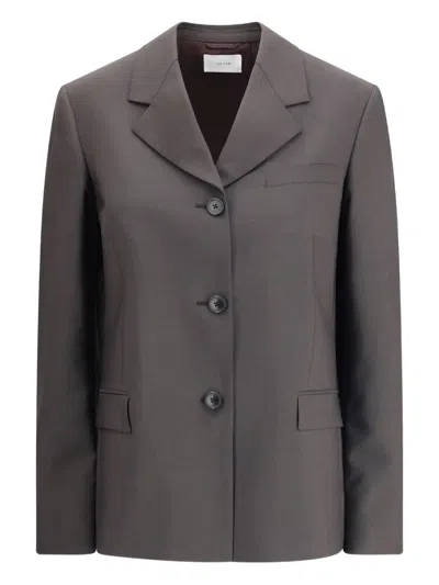 The Row Faelan Button-fastening Jacket In Black