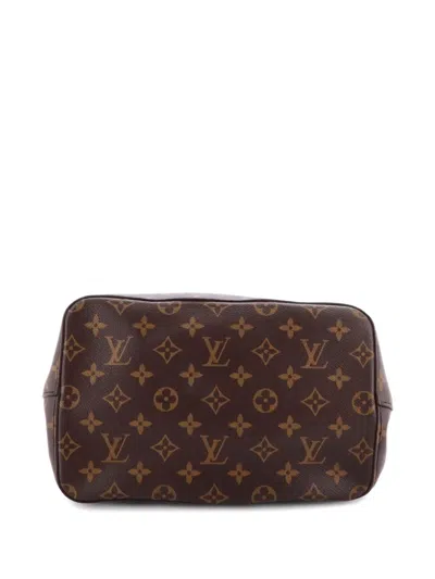 Pre-owned Louis Vuitton 2021-2025 Neonoe Handbag Monogram Canvas Mm Bucket Bag In Brown