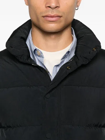 Maison Kitsuné Quilted Lightweight Puffer Jacket Clothing In Black