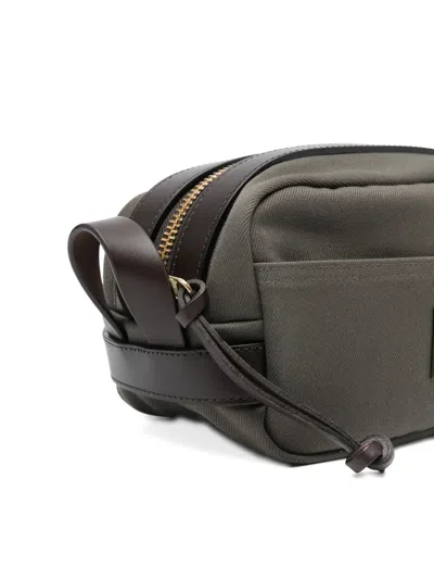 Filson Zip Top Wash Bag In Green