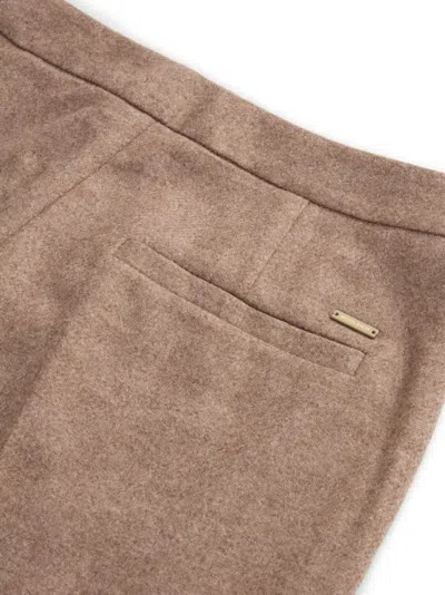 Woolrich Wool-blend Pants In Brown