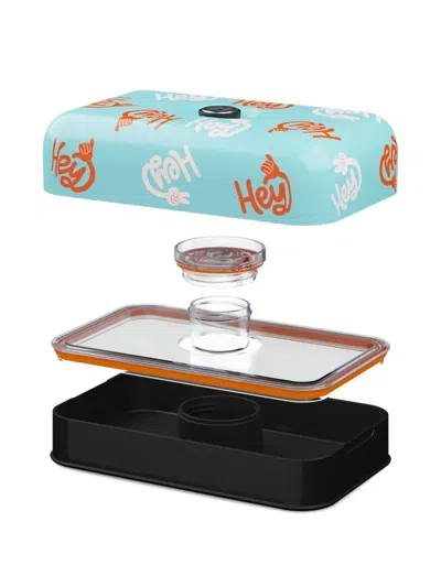 24bottles Lunch Box(23.1cm X 14.1cm) In Blue