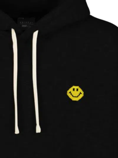 Joshua Sanders X Smiley® Pixel Logo-detail Hoodie In Black