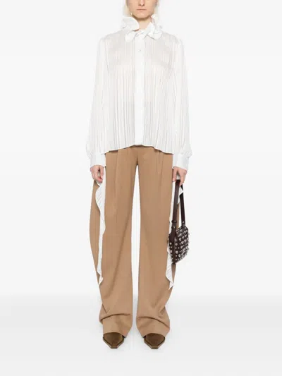 Ych Striped Blouse In White