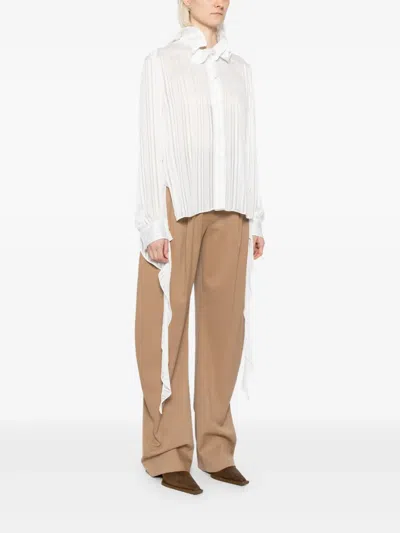 Ych Striped Blouse In White