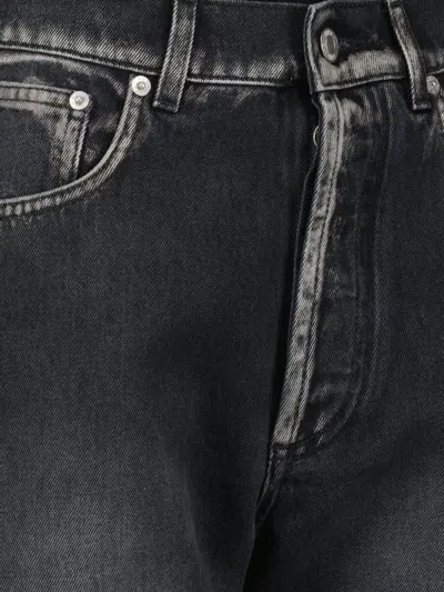 Moschino Straight Leg Trousers Featuring Five Pockets In Black