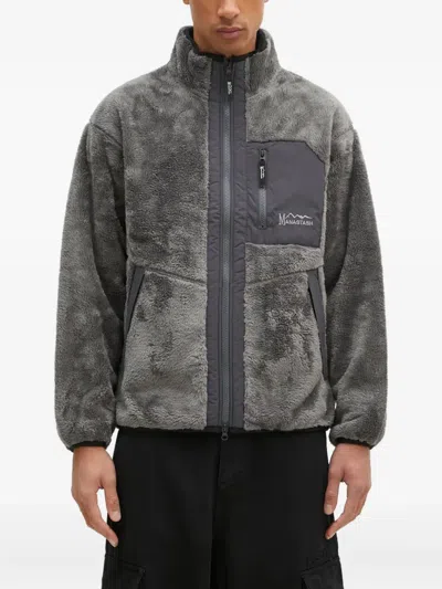 Manastash Zip-up Fleece Jacket In Gray