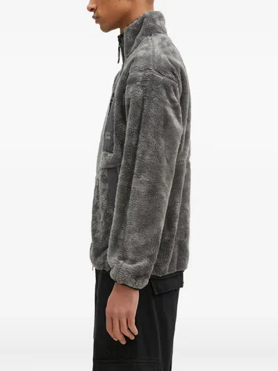 Manastash Zip-up Fleece Jacket In Gray
