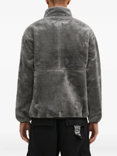 Manastash Zip-up Fleece Jacket In Gray