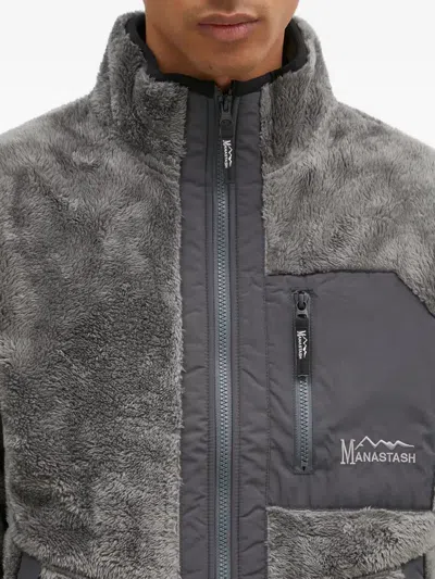 Manastash Zip-up Fleece Jacket In Gray