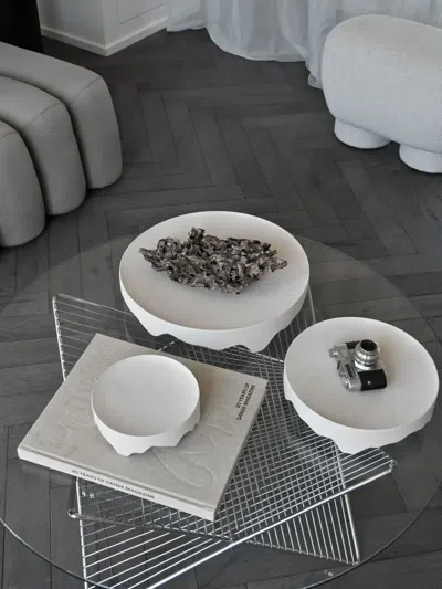 101 Copenhagen Large Iwa Irregular-texture Tray (43cm) In Gray