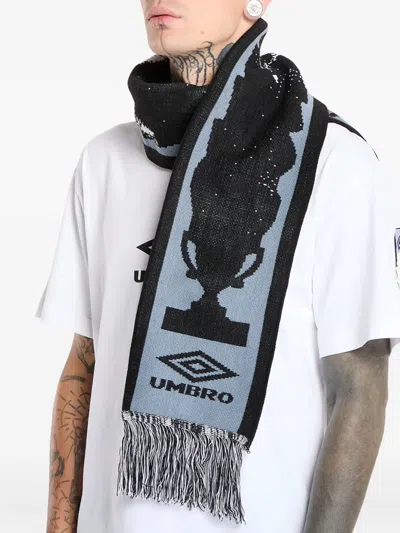 Umbro Cult Unity Fringed Scarf In Blue