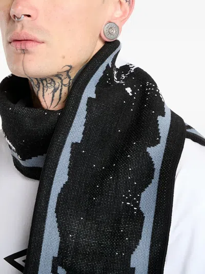 Umbro Cult Unity Fringed Scarf In Blue