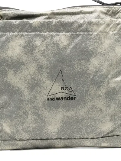 And Wander X Roa Sil Shoulder Bag In Gray