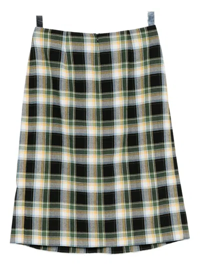 Shushu-tong Plaid Shirt In Green