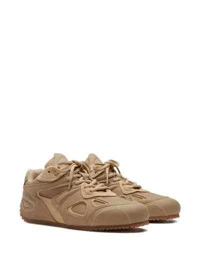 Axel Arigato Slow Runner Cutout Sneakers In Brown