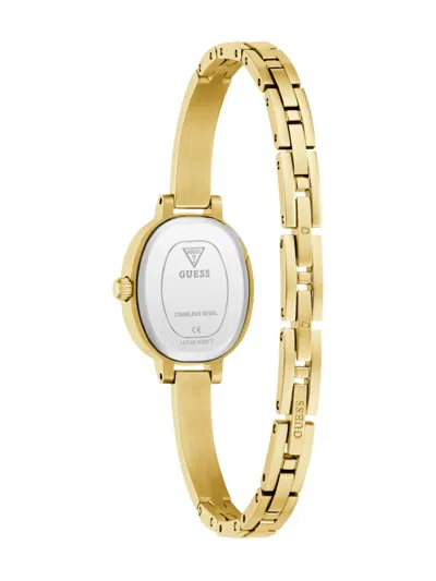 Guess Usa Recycled Steel Quartz 20.5mm In Gold