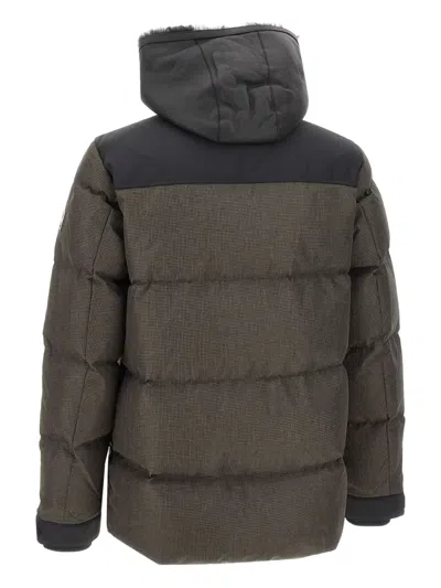 Mackage Riley-mht Removable-shearling Jacket In Brown