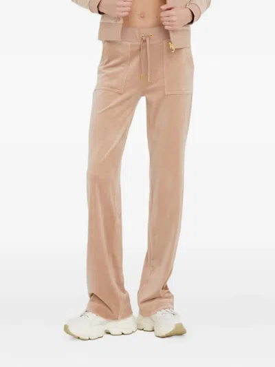 Juicy Couture Drawstring Pocket Trousers In Neutral