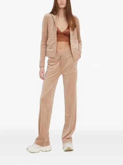 Juicy Couture Drawstring Pocket Trousers In Neutral