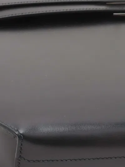 Pre-owned Hermes 2024 Tadelakt Kelly Depeches 36 Business Bag In Black