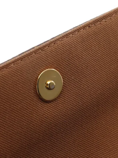 Pre-owned Louis Vuitton 2021-2025 Monogram Ivy Wallet On Chain Satchel In Brown