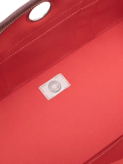 Pre-owned Hermes 2022 Toile Carrying Bag For Dogs Travel Bag In Brown