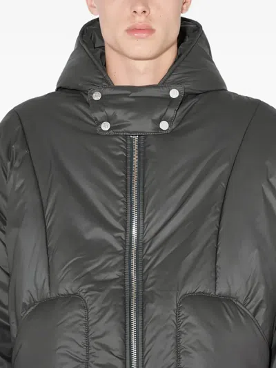 Misbhv Nylon Sculptural Puffer Jacket In Gray