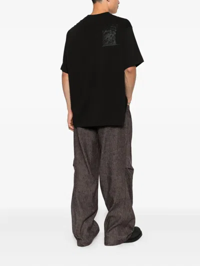 Ziggy Chen Printed T-shirt In Black