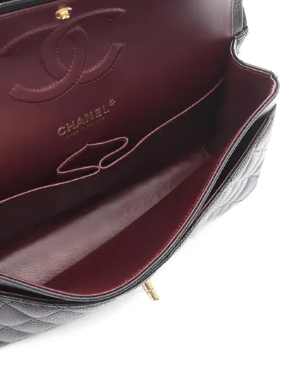 Pre-owned Chanel 2020-2021 Matelasse Flap Chain Shoulder Bag In Black