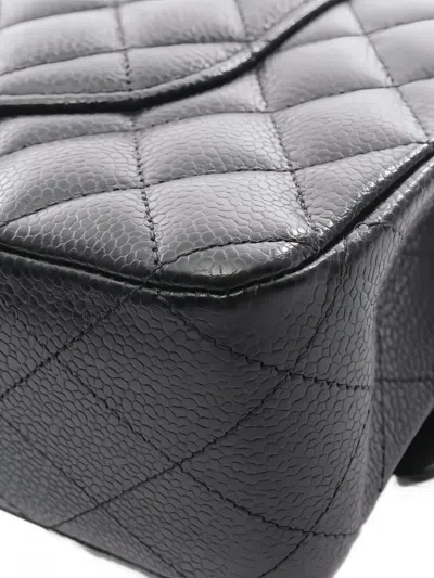 Pre-owned Chanel 2020-2021 Matelasse Flap Chain Shoulder Bag In Black