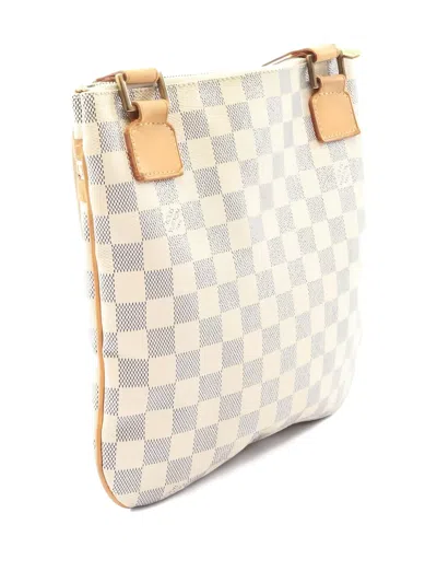 Pre-owned Louis Vuitton 2008 Bosphore Damier Azur Pochette Shoulder Bag In Neutral