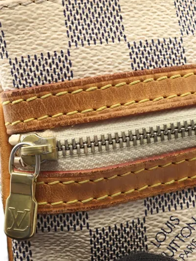Pre-owned Louis Vuitton 2008 Bosphore Damier Azur Pochette Shoulder Bag In Neutral