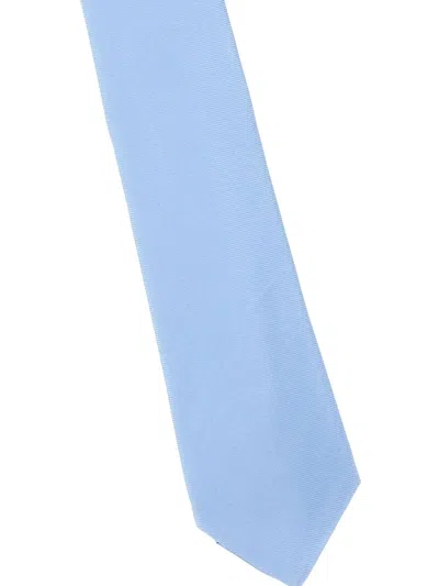 Kiton Silk Tie In Blue