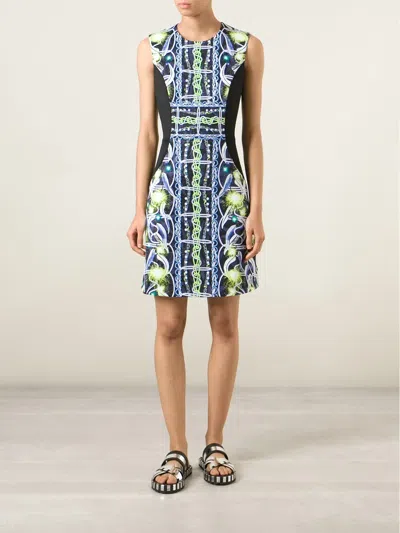 Peter Pilotto Printed Panel Dress In Multi