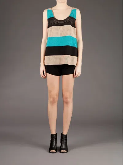 Drome Stripe Vest In Black