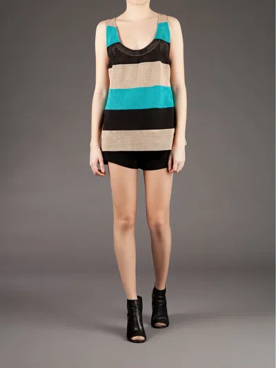 Drome Stripe Vest In Black