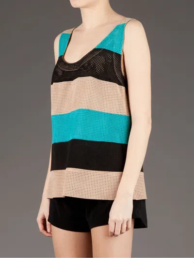 Drome Stripe Vest In Black