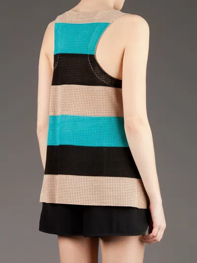 Drome Stripe Vest In Black