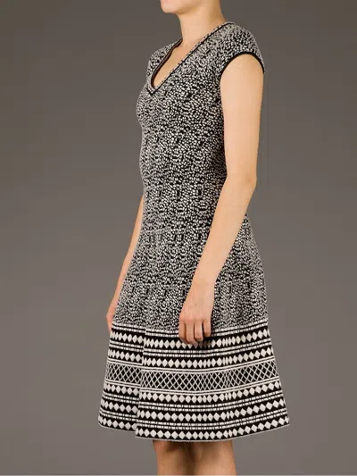 Vicedomini Deep V-neck Dress In Black