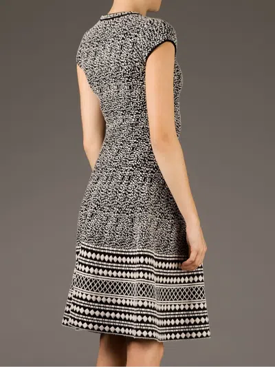 Vicedomini Deep V-neck Dress In Black