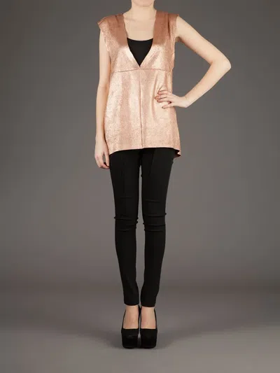 Drome Sleeveless Top In Brown