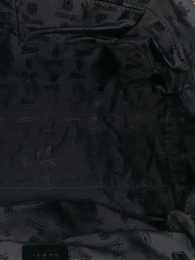 Pre-owned Gucci 2016-2025 Dialux Pop Coated Canvas Bamboo Top Handle Bag Satchel In Green