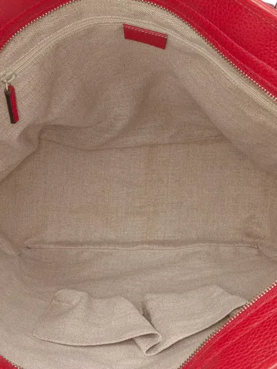 Pre-owned Gucci 2016-2025 Gg Canvas Bree Zippered Tote Bag In Brown