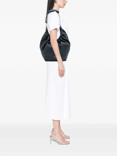 Pre-owned Loewe 2024 Small Mellow Nappa Lambskin Squeeze Bag Crossbody Bag In Blue