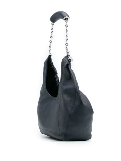 Pre-owned Loewe 2024 Small Mellow Nappa Lambskin Squeeze Bag Crossbody Bag In Blue