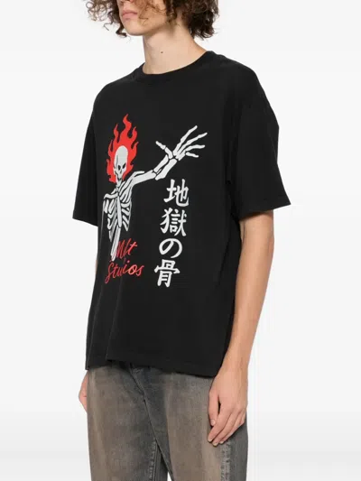Melt Graphic-print T-shirt In Black