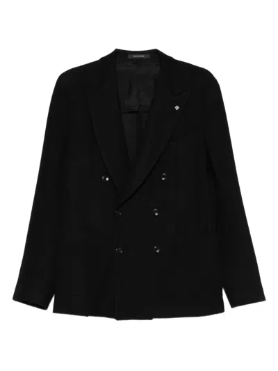 Tagliatore Double-breasted Jacket In Black