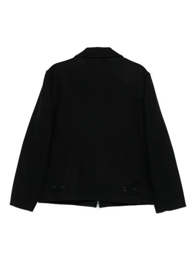 Ymc You Must Create Zip-up Wool Jacket In Black