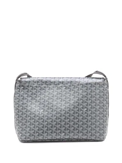 Pre-owned Goyard 2000-2025 Ine Capetien Mm Messenger Bag Crossbody Bag In Gray